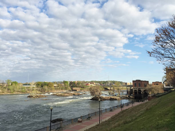 Chattahoochee River trennt die Staaten Alabama und Georgien – Foto