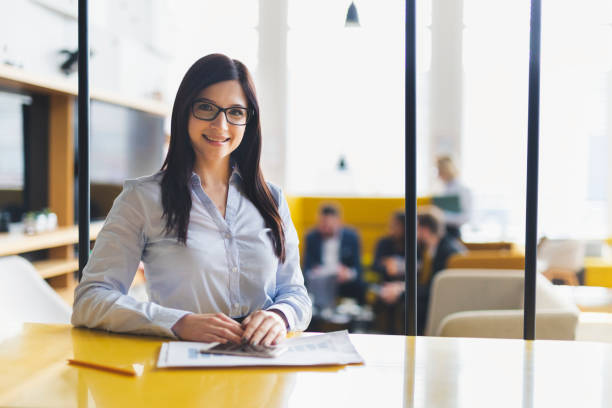 istock Young businesswoman portrait 1146741070