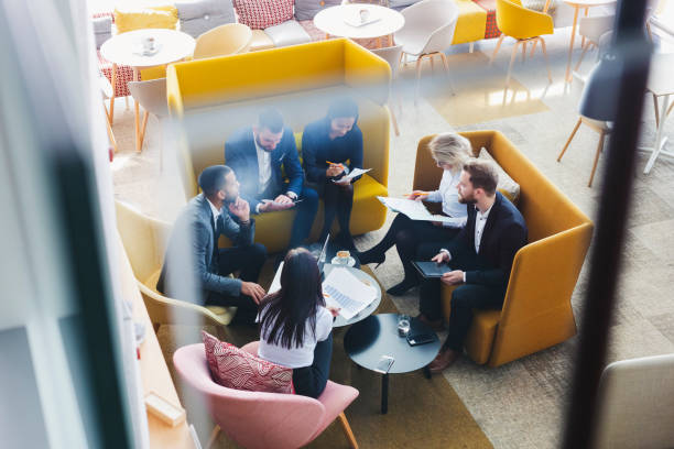 istock Business meeting in the lobby 1146743085