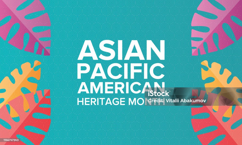 Mois du patrimoine asiatique du Pacifique américain. Célébré en mai. Il célèbre la culture, les traditions et l’histoire des Américains asiatiques et des insulaires du Pacifique aux États-Unis. Affiche, carte, bannière et fond. Illustration vect - clipart vectoriel de Asian American, Native Hawaiian and Pacific Islander Heritage Month libre de droits