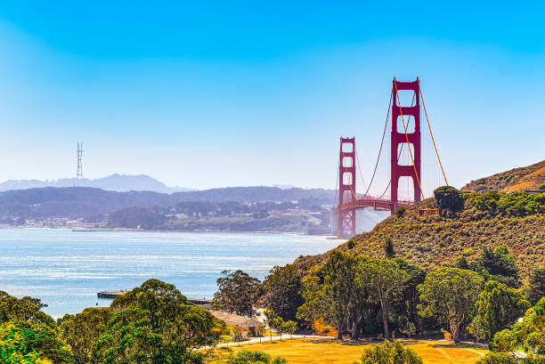istock Panorama on San Francisco and the Gold Gate Bridge. 1146755484