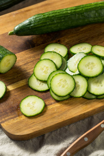 istock Raw Green Organic English Cucumbers 1146759644