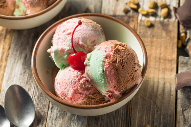 istock Sweet Spumoni Ice Cream 1146761888