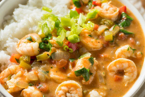 istock Spicy Homemade Cajun Shrimp Etouffee 1146761929