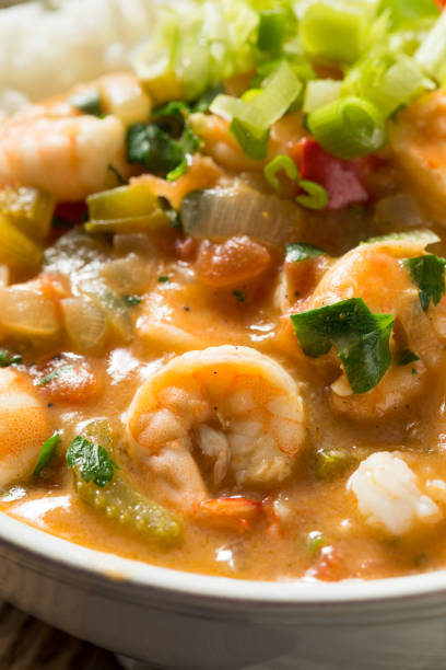 istock Spicy Homemade Cajun Shrimp Etouffee 1146766009