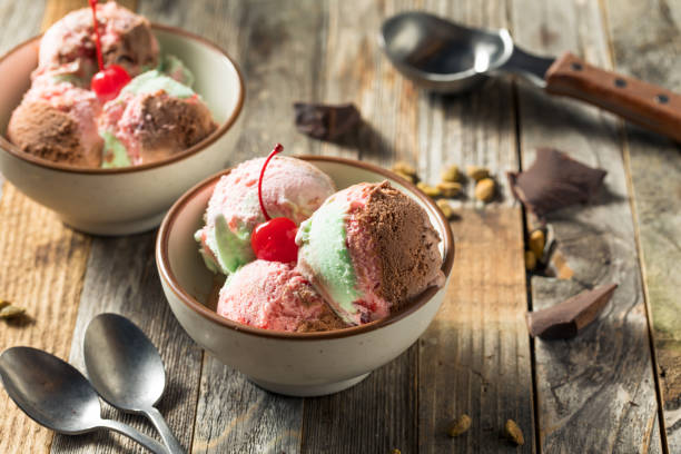 istock Sweet Spumoni Ice Cream 1146766723