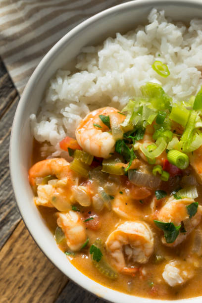 istock Spicy Homemade Cajun Shrimp Etouffee 1146766845
