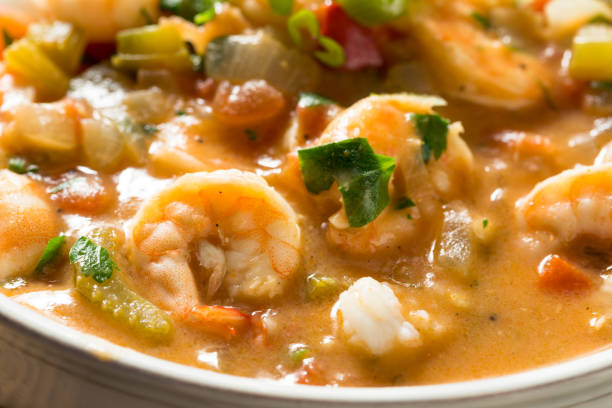 istock Spicy Homemade Cajun Shrimp Etouffee 1146767328