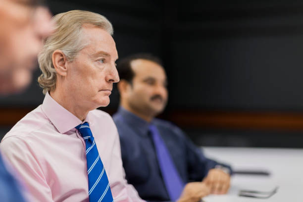 istock Executive businessmen in office meeting 1146767510