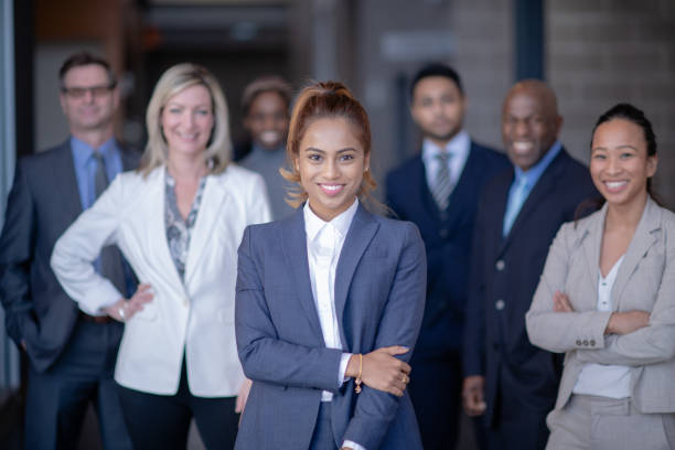 istock Smiling Businesspeople 1146771456
