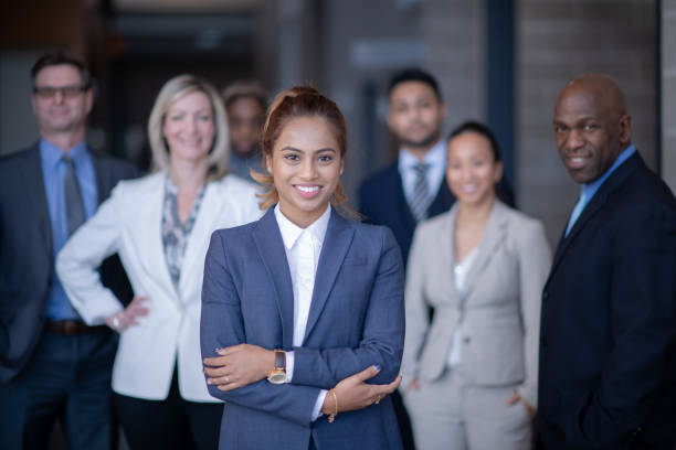 istock Smiling Businesspeople 1146771471