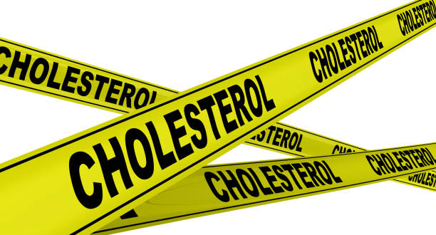 istock Cholesterol. Yellow warning tapes 1146773117