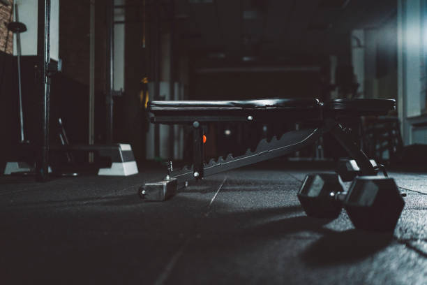 istock Lights off in a gym 1146774785