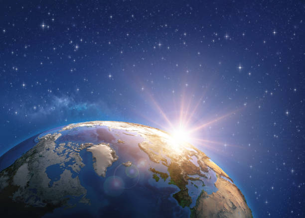istock Sunrise over the Earth from space 1146777655