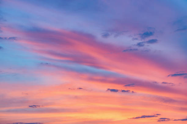 istock Amazing cloudscape on the sky at sunset time after rain. 1146780837