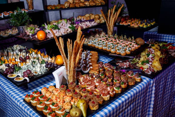 istock A lot of snacks on event catering. 1146783901