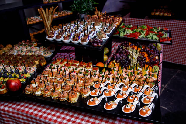 istock A lot of snacks on event catering. 1146783911