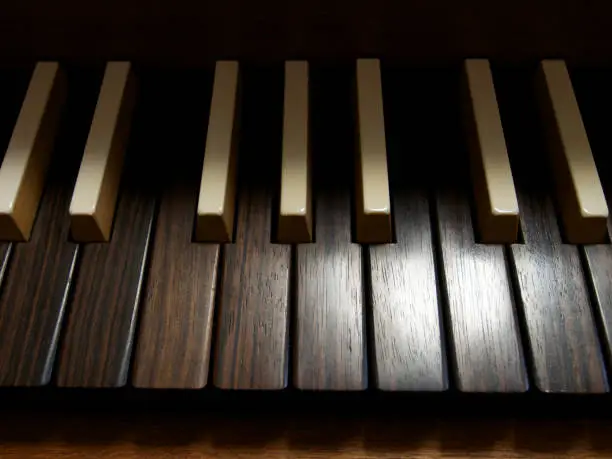 Keyboard of harpsichord