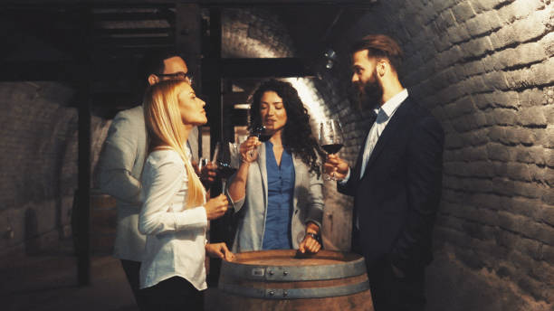 istock Friends tasting wine together 1146790647