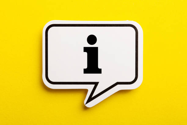 istock Information Sign Speech Bubble Isolated On Yellow Background 1146814200
