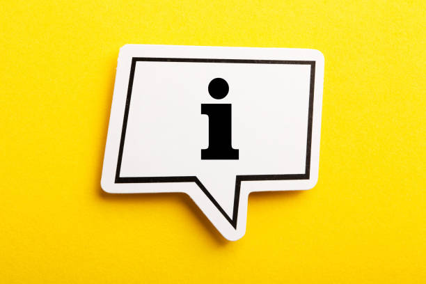 istock Information Sign Speech Bubble Isolated On Yellow Background 1146814372