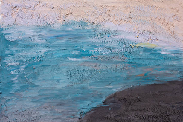 colorful and textured background：reef and current