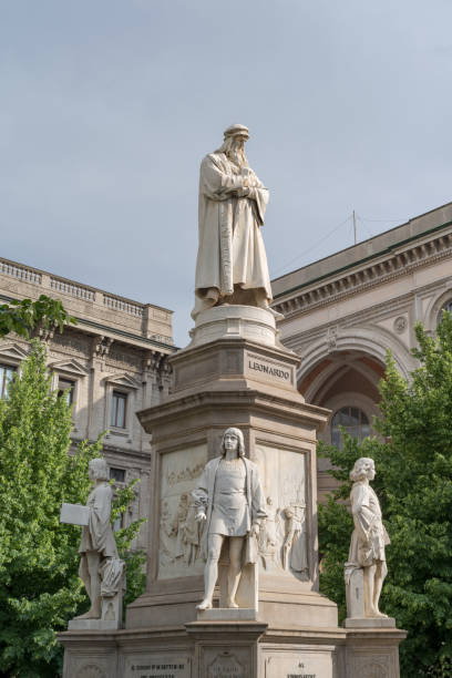 istock Italy, Milan. Monument to Leonardo 1146824001