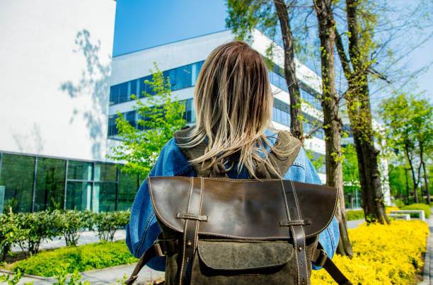 istock A young student with a backpack is the first time near campus of the university. 1146824609