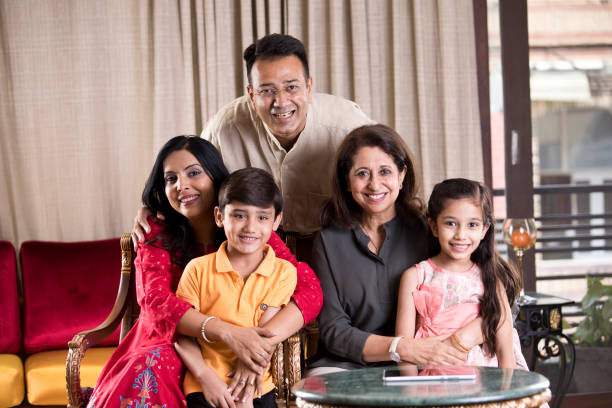 istock Happy Indian family 1146835417