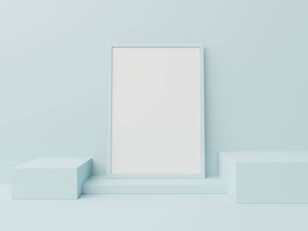 istock Podium in abstract mock up poster for placing products 1146836273