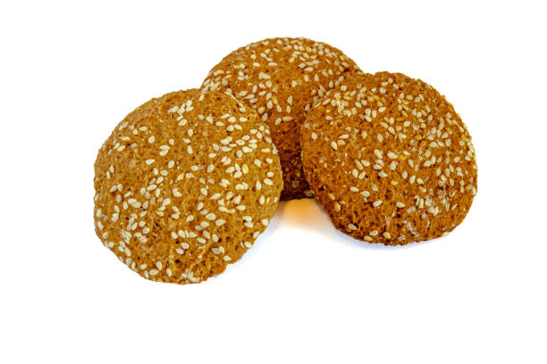 istock Dietary oatmeal cookies with sesame 1146837551