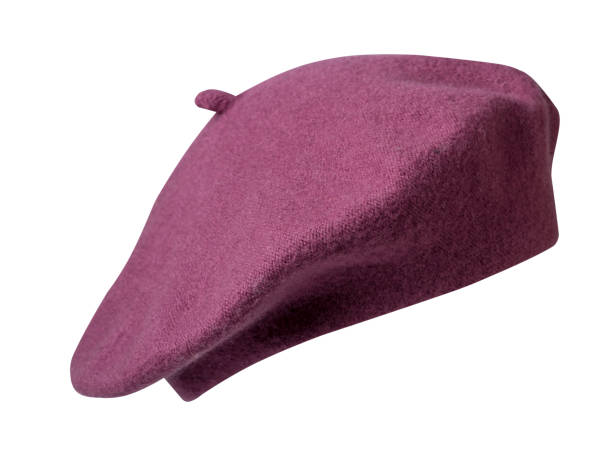 istock Beret isolated on white background. hat female beret 1146839305