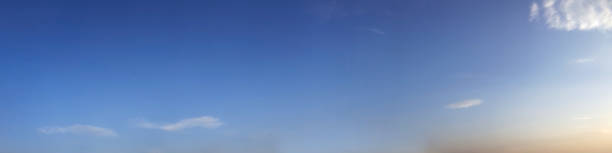istock Panorama sky with cloud on a sunny day. 1146841341