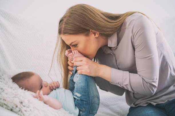 istock Mother and her baby 1146849443