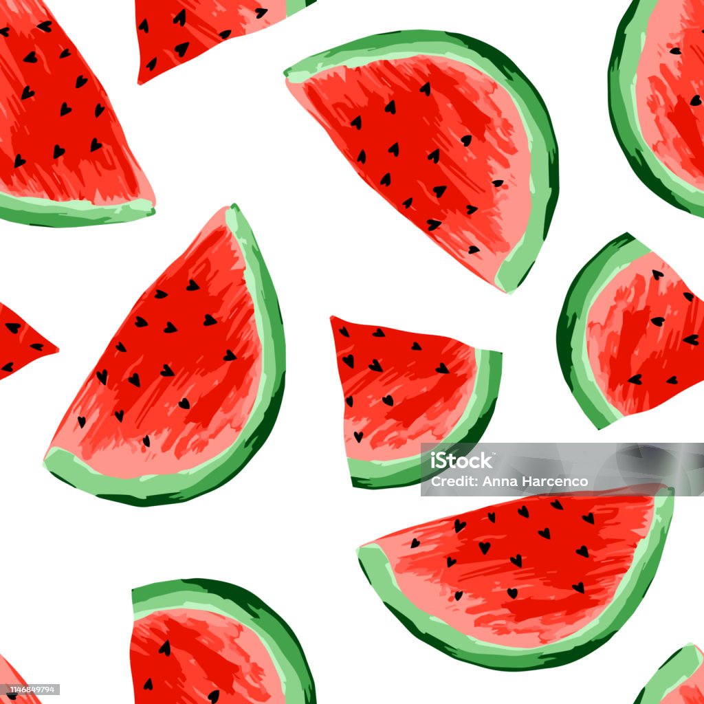 Mô Hình Dưa Hấu Liền Mạch Lát Dưa Hấu Nền Quả Mọng Trái Cây Sơn ...