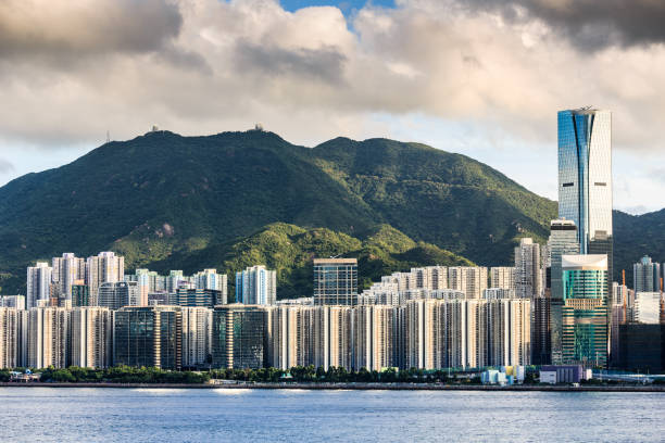 istock Apartment complex in Hong Kong 1146857303