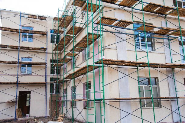 istock Construction of multi-storey residential building 1146857572