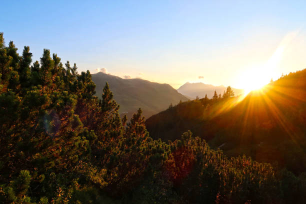 istock Sunset in mountains in Innsbruck, Austria 1146857602