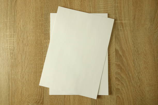 istock Blank book or magazine cover on wood background 1146862557