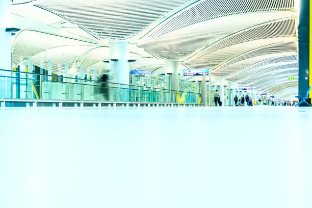 istock Blurred People Using Walkway at Airport 1146862762