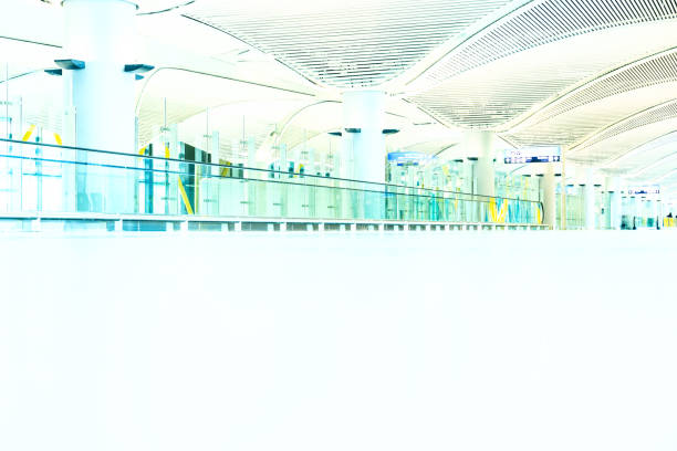 istock Blurred People Using Walkway at Airport 1146862822