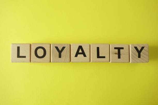 istock Word loyalty from wooden letters on yellow background 1146865228
