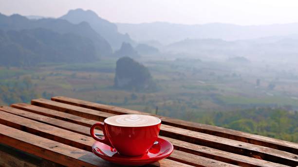 istock A cup of coffee with view 1146866428
