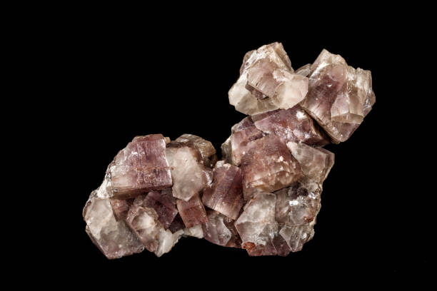 istock Macro stone Aragonite mineral on a black background 1146875007