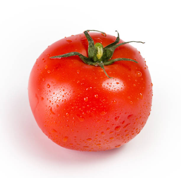 istock Fresh Tomatoes isolated on white. Full depth of field. 1146876511