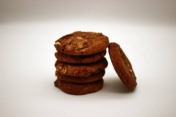 istock Oat cookies. Isolated image on white background. 1146881435