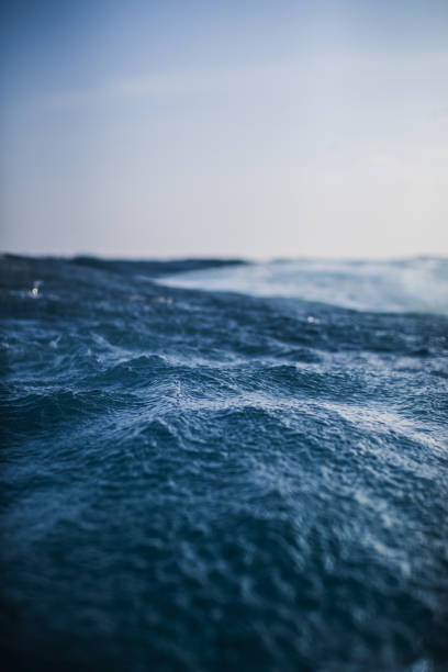 istock Out in a rough sea, waves crashing 1146883714
