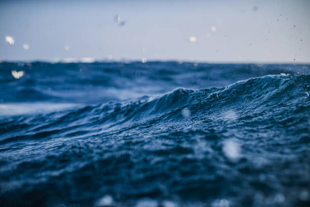 istock Out in a rough sea, waves crashing 1146883723