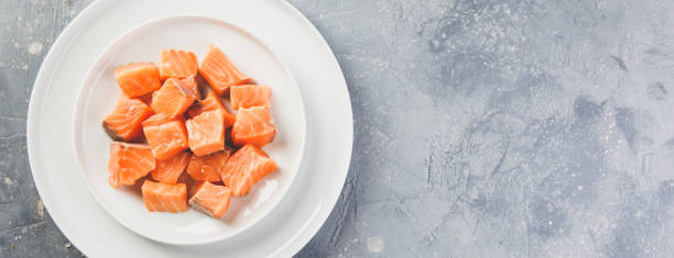istock Close up at pieces of Salmon 1146886159