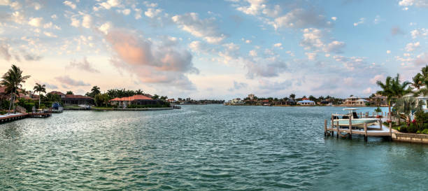 istock Riverway that leads to the ocean on Marco Island 1146886417